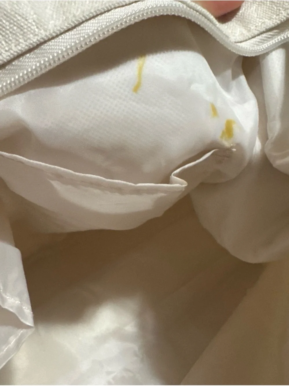 Victoria secret Cream Tote Bag with Gold V
